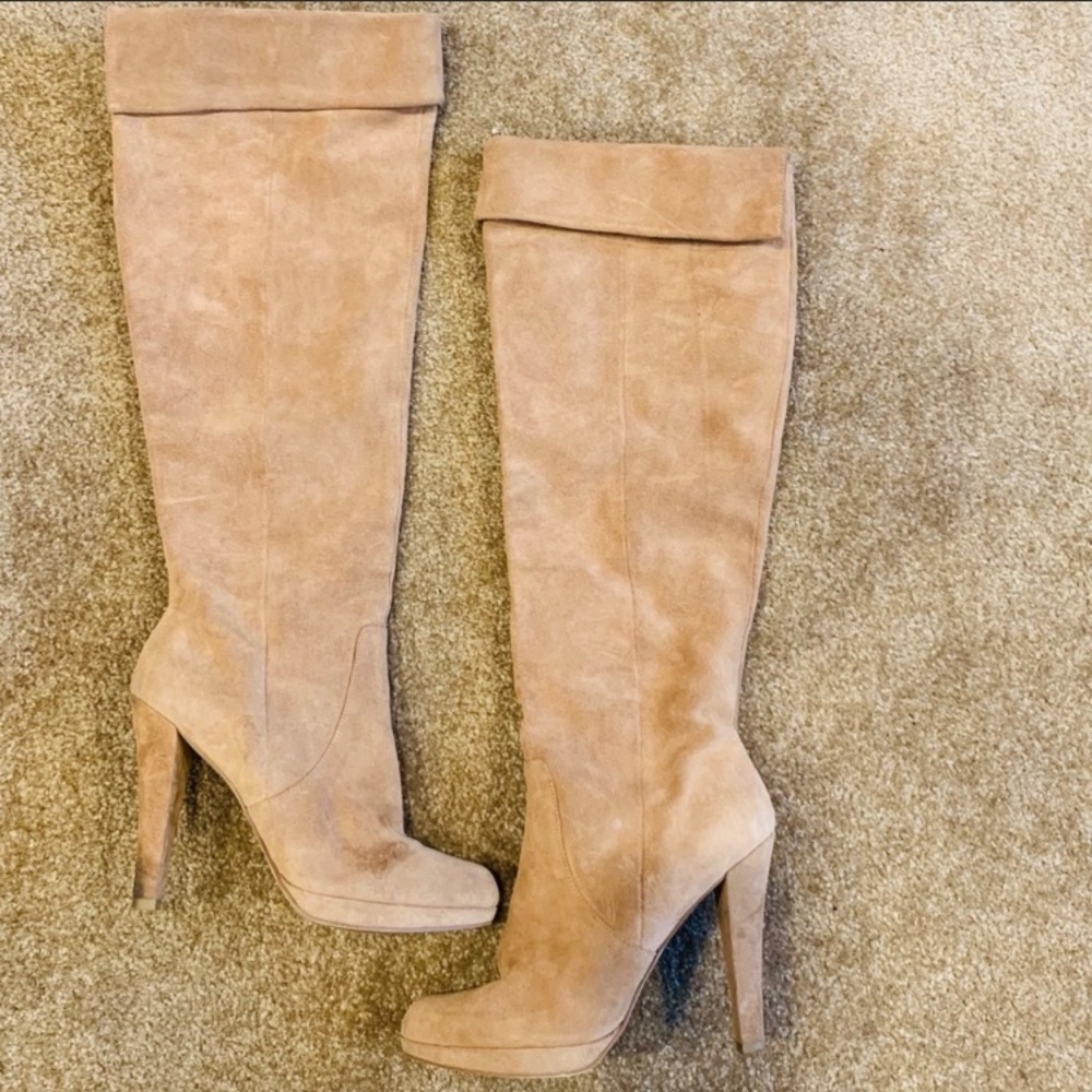 Michael Kors MK Leather Boots 9M